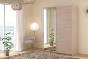 Гардероб Lynch plus с плъзгащи врати-Дърво - Дължина: 150 см