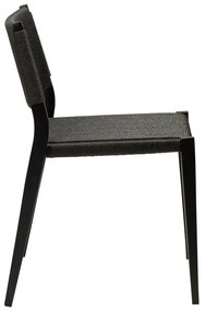 Черен трапезен стол Loop - DAN-FORM Denmark