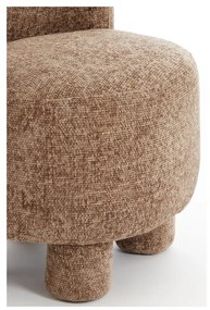 Тъмнокафяво кресло Kamova – Light &amp; Living