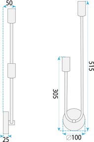 Лампа APP1148-2W gold