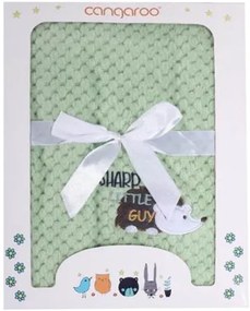 Cangaroo  -  Бебешко одеяло Freya 110/80 зелен