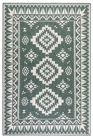 Зелено-кремав външен килим 80x150 cm Gemini – Elle Decoration