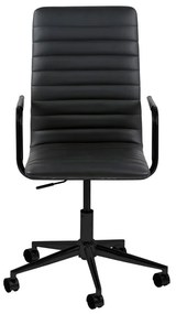 Черен офис стол на колела Wislow Winslow - Actona