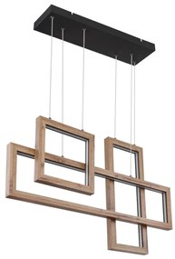 Globo 67287H1 - LED полилей на кабел MANDERA LED/40W/230V кафяв