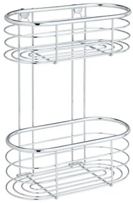 Сребърен рафт за душ Trestina, 26 x 35 cm - Wenko