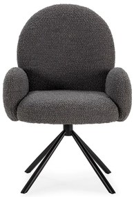 Тъмносив фотьойл Dario - Marckeric