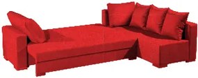 Ъгъл диван Trendy-Left-265φ 165β cm.-Red