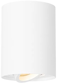 Бяла модерна таванна лампа с възможност за накланяне и завъртане - Rondoo up