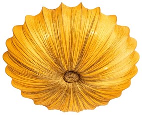 Дизайнерски таванна лампа златиста 60 см 5-светлина - Plu