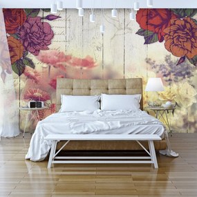 тапети - Vintage Flowers 100x70