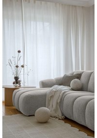 Светлосив ъглов диван (ляв ъгъл) Shell – Miuform