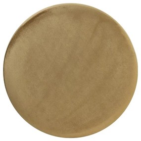 Табуретка от кадифе в златисто и светлокафяво Nadien - Light &amp; Living