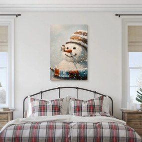 Картина на платно – Коледна приказка със снежен човек