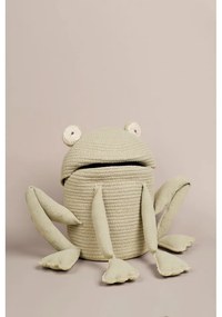 Светлозелена текстилна детска кошница за играчки ø 23x35 cm Fred the Frog – Lorena Canals