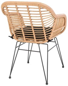 Комплект от 2 градински стола от изкуствен ратан Trieste - House Nordic