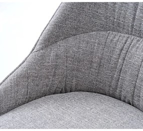 Сиви трапезни столове в комплект от 2 броя Meridian - Unique Furniture