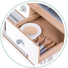 Дървена кухня XXL + кухненски инструменти Ecotoys