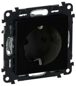 Legrand 756321  Контакт шуко без рамка Valena life Черен мат - 756321