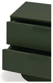 Зелено нощно шкафче Totem – Teulat