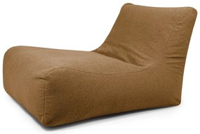 Кафяв пуф от букле Lounge 100 – SLOWDOWN