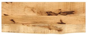 370371 vidaXL Плот за маса, 90x20x3,8 см, жив ръб, грубо мангово дърво масив
