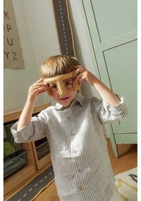 Кремаво памучно детско килимче за игра ø120 cm ABC Color and Letters – Lorena Canals