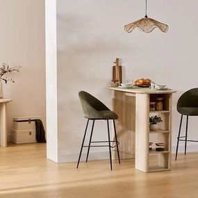 Бар маса atmosphera Anaya, MDF с ефект Травертин, 120x60 см