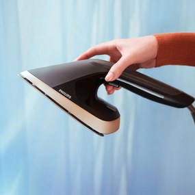 Уред за вертикално гладене с пара Philips All-in-one 8500 AIS8540/80, 2200W, 1.2 л, 6 bar, 90 гр/мин, 2 настройки, OptimalTEMP, Регулируема дъска, Тъмносив/златист