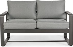 Сив алуминиев градински диван Merrigan – Bizzotto
