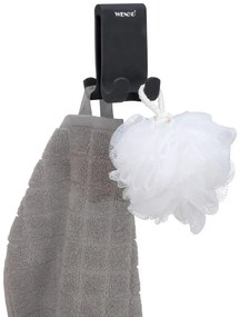 Черна силиконова двустранна стойка за окачване Verna - Wenko