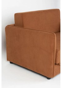 Оранжево-кафяво кресло Jopie – White Label