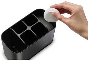 Черна пластмасова стойка за четки за зъби EasyStore – Joseph Joseph