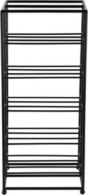 Черен метален стелаж за вино брой бутилки 10 25x57x22,5 cm Dual Floor – PT LIVING