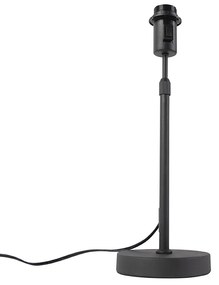 Модерна настолна лампа черна регулируема - Parte