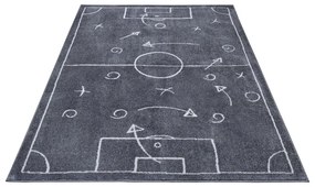 Тъмносив детски килим 160x235 cm Gameplan - Hanse Home