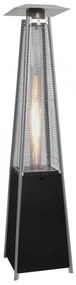 Газова печка за отопление тип пирамида ELITE ODRGH-1303GR, 13 kW, 35 м2, Пиезо запалване, Защита при накланяне, Колелца, Черен/сив
