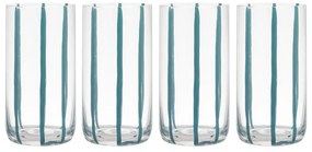 Стъклени чаши в комплект от 4 бр. 450 ml Stripe – Ladelle