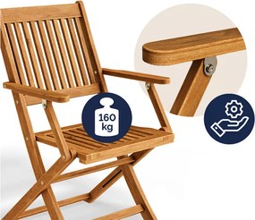 Градински комплект за 4 лица Sydney Komfort от акациева дървесина