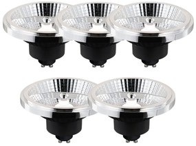 Комплект от 5 Интелигентна димируема LED крушка GU10 AR111 10W 700lm 2200-6500K