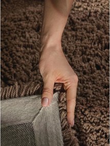 Кафяв ръчно изработен килим 80x150 cm Lambeth Jasper – Ted Baker