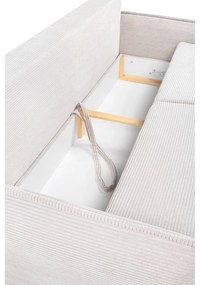 Бежов велурен разтегателен диван 218 cm Tori - Bonami Selection