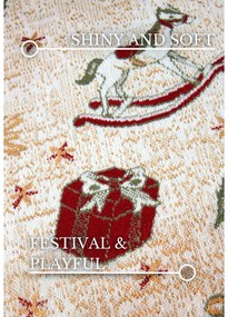 Зелен килим с коледен мотив със смес от памук 160x230 cm Toy's Delight Green Christmas – Villeroy&amp;Boch