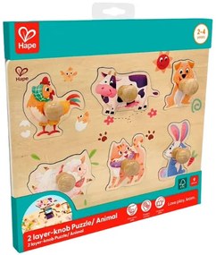 Дървен пъзел, Hape, Животни от фермата