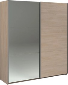 Гардероб Lynch plus с плъзгащи врати-Дърво - Дължина: 180 см