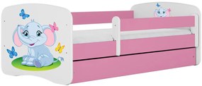 Παιδικό κρεβάτι Babydreams Cartoon-Roz-140 x 70-Elephant