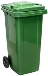Horecano - Кош за смет 120л зелен CLEANING-(HC-4345)