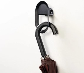 Черна стенна стоманена кука Coucou – Spinder Design