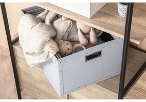 Светлосиви картонени кутии за съхранение в комплект от 3 броя Ture - Bigso Box of Sweden