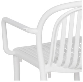 Бял пластмасов трапезен стол Alia – Ixia