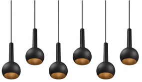 Черно висящо осветително тяло Ciliana – CINQUE